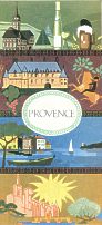 1964 Mobil map of Provence