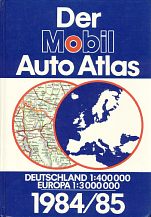 1984-5 Mobil atlas of Germany