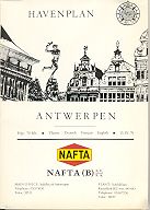 1970 Nafta map of Antwerp Harbour