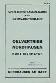 ca1939 map of Germany from Oelvertrieb Nordhausen