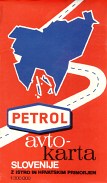 1976 Petrol map of Slovenia