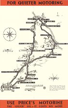1934-5 Price's Motorine Map 18: York-Scarborough