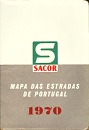 1970 Sacor map of Portugal