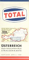 1969 Tank Rumwolf/TOTAL map of Southern Austria