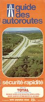 1977 Total autoroute map booklet