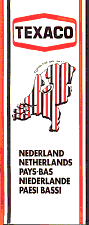 1982 Texaco map of the Netherlands