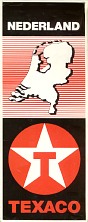 1998 Texaco map of the Netherlands