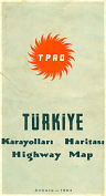 1964 TPAO map of Turkey