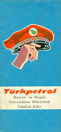 1966 Turkpetrol map of Turkey