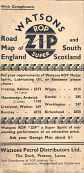 1936 Watsons ROP ZIP map of England and South Scotland
