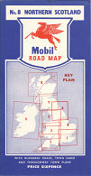 ca1954 Mobil Map of N Scotland