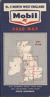 ca1958 Mobil map 5 of Britain