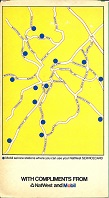 1986 Mobil/Servicecard map of Sheffield