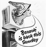 January 1953 advert for National Benzole