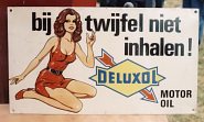 1960s/70s Deluxol No Smoking sign 