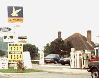 Ultramar station on A345 North Newton, Wiltshire, in 1983