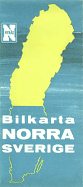 1972 Nynas map of Northern Sweden