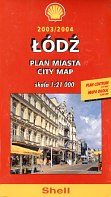 2003-4 Shell map of Lodz, Poland