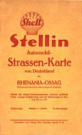 1926 Shell Stellin map of Germany