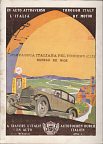 1927 Shell map booklet of Italy