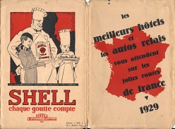 1929 Shell/Auto Relais map of France