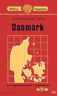 1938 Shell (Foldex) map of Denmark
