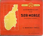1948 Shell map of Southern Norway