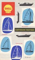 1964 Shell boating map - Cartoguide Nautique