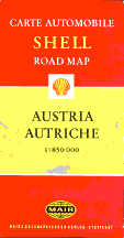 1965 Shell (Mairs) map of Austria