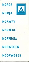 Cover from 1970 Shell sponsored camping map of Norway
