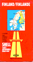 1978 Shell Map of Finland