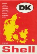 1981 Shell map of Denmark