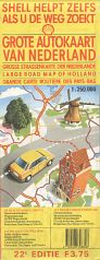 1990-1 Shell map of Holland (Shellkaart van Nederland)
