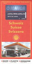 1997 Shell map of Switzerland (Manor edition)