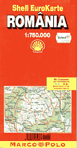 1999 Shell map of Romania