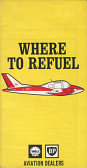 1966 Shell BP Aviation Map