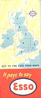 Rear of 1949 (?) British Esso maps