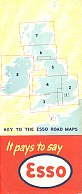 Rear of 1950-3 (?) British Esso maps