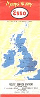 Rear of 1956-7 (?) British Esso maps