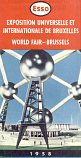 1958 Brussels Exposition map