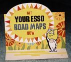 ca1960 Get Your Esso Road Maps Now sign