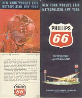 1964 Phillips 66 Map of New York & World's Fair