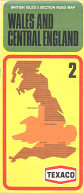 1973 Texaco map of Britain, section 2