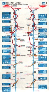 1975 Shell strip map of M1