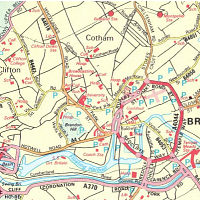 Bristol from 1981 Philip's atlas