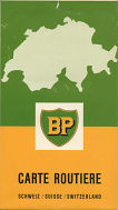 1957 BP map of Switzerland