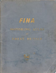 Cover from 1958 Fina motoring atlas of Great Britain