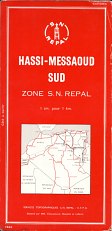 1960 Total/SN Repal map of Hassi-Messaoud (SN Repal side)